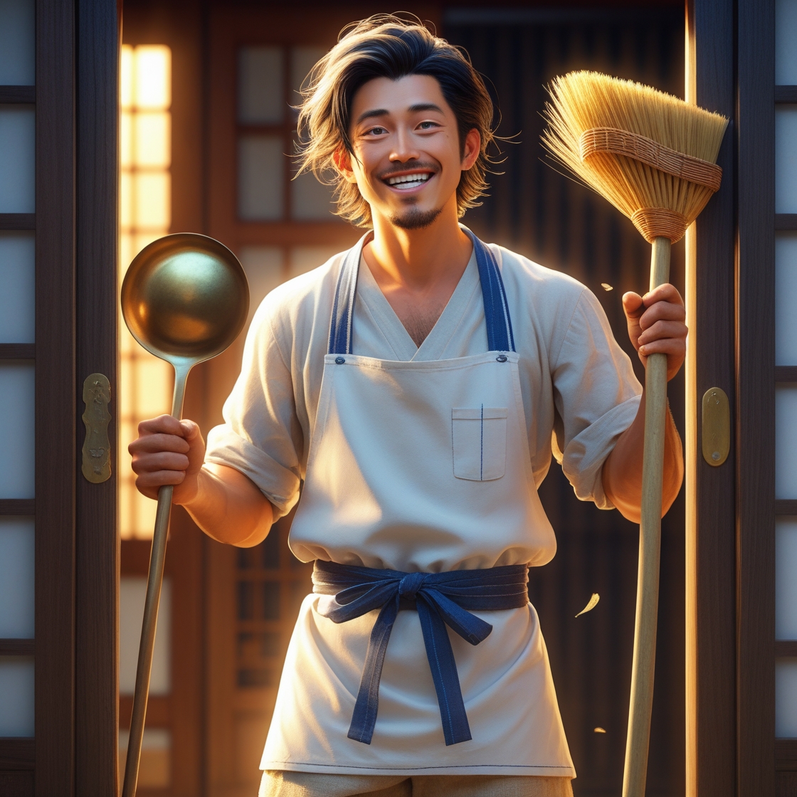 主夫っぽい男