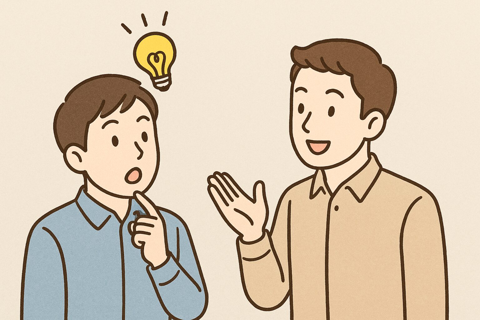 話していてハッとした瞬間