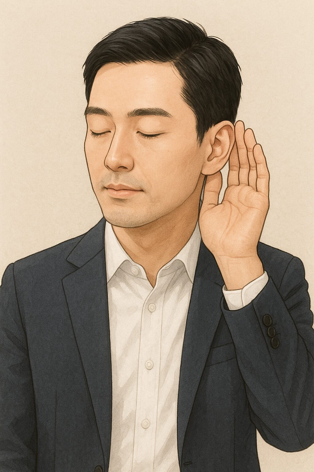 聴こうとしている人